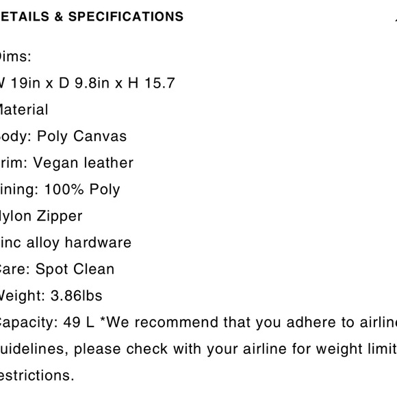 BEIS Weekender - Black - Picture 5 of 5